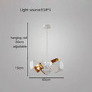 GobekUsa Cube LED Pendant Light: Art Deco Hanging Lamp for All-Match Style