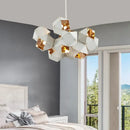 GobekUsa Cube LED Pendant Light: Art Deco Hanging Lamp for All-Match Style