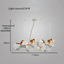 GobekUsa Cube LED Pendant Light: Art Deco Hanging Lamp for All-Match Style