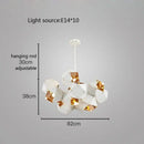 GobekUsa Cube LED Pendant Light: Art Deco Hanging Lamp for All-Match Style