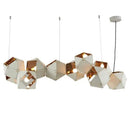 GobekUsa Cube LED Pendant Light: Art Deco Hanging Lamp for All-Match Style