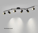 GobekUsa Ceiling Chandelier Black White LED Spotlight for Living Room Bedroom Dining