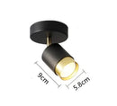 GobekUsa Ceiling Chandelier Black White LED Spotlight for Living Room Bedroom Dining