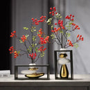 GobekUsa Geometric Golden Rockery Vase Stack for Home Decor