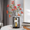 GobekUsa Geometric Golden Rockery Vase Stack for Home Decor