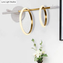 GobekUsa Modern Black/White LED Wall Light Fixture with Straight Arm - Metal Wall Mount Lighting for Living Room