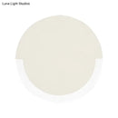 GobekUsa White and Gold Round Acrylic LED Wall Sconce for Bedroom - Warm/White Light
