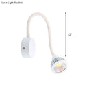 GobekUsa Modern Dome Aluminum LED Wall Sconce Light with Adjustable Warm/White Lighting - Switch Optional