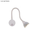 GobekUsa Modern Dome Aluminum LED Wall Sconce Light with Adjustable Warm/White Lighting - Switch Optional