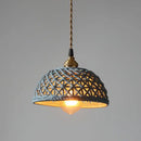 GobekUsa Ceramic LED Pendant Lights: Modern Copper Hanging Lamp for Home Indoor Lighting
