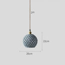 GobekUsa Ceramic LED Pendant Lights: Modern Copper Hanging Lamp for Home Indoor Lighting