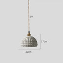 GobekUsa Ceramic LED Pendant Lights: Modern Copper Hanging Lamp for Home Indoor Lighting