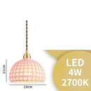 GobekUsa Ceramic LED Pendant Lights: Modern Copper Hanging Lamp for Home Indoor Lighting
