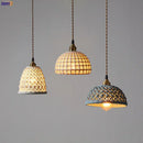 GobekUsa Ceramic LED Pendant Lights: Modern Copper Hanging Lamp for Home Indoor Lighting