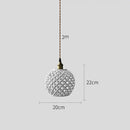 GobekUsa Ceramic LED Pendant Lights: Modern Copper Hanging Lamp for Home Indoor Lighting