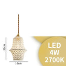 GobekUsa Ceramic LED Pendant Lights: Modern Copper Hanging Lamp for Home Indoor Lighting