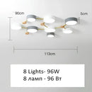 GobekUsa LED Wood Ceiling Chandelier for Living Room, Bedroom, Kids Room Decor