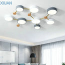 GobekUsa LED Wood Ceiling Chandelier for Living Room, Bedroom, Kids Room Decor