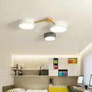 GobekUsa LED Wood Ceiling Chandelier for Living Room, Bedroom, Kids Room Decor