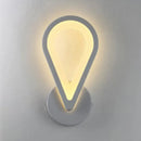 GobekUsa Acrylic LED Wall Sconce Light in Triangle, Oval, and Teardrop Shapes - Warm or White