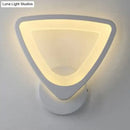 GobekUsa Acrylic LED Wall Sconce Light in Triangle, Oval, and Teardrop Shapes - Warm or White