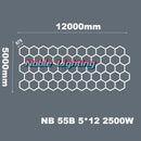 GobekUsa Hexagon Ceiling Light 6500K for Car Wash Beauty Garage Wall with Honeycomb Design