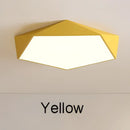 GobekUsa Geometric Dimmable LED Ceiling Lamps for Living Room Aisle Balcony Lighting