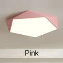 GobekUsa Geometric Dimmable LED Ceiling Lamps for Living Room Aisle Balcony Lighting