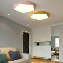 GobekUsa Geometric Dimmable LED Ceiling Lamps for Living Room Aisle Balcony Lighting