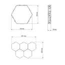 GobekUsa Honeycomb Modular Quantum Sconces LED Panel Lights