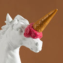 GobekUsa Horse Head Sculpture Resin Animal Statue Modern Home Decor