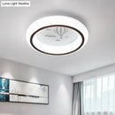 GobekUsa Contemporary LED Ceiling Lamp in White with Moon, Deer, and Hot Air Balloon Flush Light
