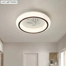 GobekUsa Contemporary LED Ceiling Lamp in White with Moon, Deer, and Hot Air Balloon Flush Light