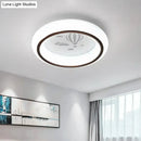 GobekUsa Contemporary LED Ceiling Lamp in White with Moon, Deer, and Hot Air Balloon Flush Light