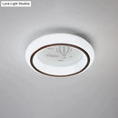 GobekUsa Contemporary LED Ceiling Lamp in White with Moon, Deer, and Hot Air Balloon Flush Light