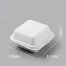 Modern white illustrated biodegradable dessert box set dining room by Decorbites