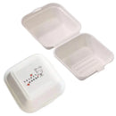 Modern white illustrated biodegradable dessert box set dining room by Decorbites