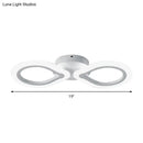 GobekUsa Modern Waterdrop Acrylic Wall Sconce Light - Simple Design with White LED, 1/2 Lights - Elegant Wall Lighting Fixture