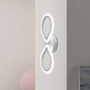 GobekUsa Modern Waterdrop Acrylic Wall Sconce Light - Simple Design with White LED, 1/2 Lights - Elegant Wall Lighting Fixture