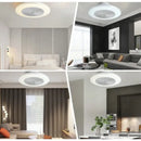 GobekUsa Invisible Blade LED Ceiling Fan with Light