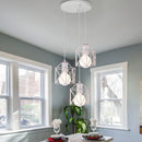 GobekUsa Iron Cage Pendant Lights | Modern Ceiling Chandelier for Living Room & Kitchen