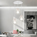 GobekUsa Iron Cage Pendant Lights | Modern Ceiling Chandelier for Living Room & Kitchen