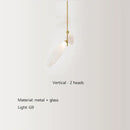 GobekUsa Elegant Glass LED Pendant Light for Living, Dining, Bedroom, Bar - Nordic Minimalist Design