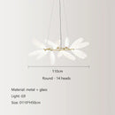 GobekUsa Elegant Glass LED Pendant Light for Living, Dining, Bedroom, Bar - Nordic Minimalist Design