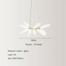 GobekUsa Elegant Glass LED Pendant Light for Living, Dining, Bedroom, Bar - Nordic Minimalist Design