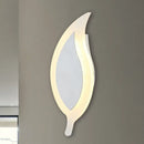 GobekUsa 6" Wide Simple Acrylic LED Wall Lamp - Warm/White Light Sconce Fixture