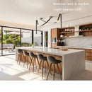 GobekUsa Designer Belt Marble Pendant Lights: Luxury Dimmable Fixture for Villa Duplex