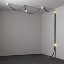 GobekUsa Designer Belt Marble Pendant Lights: Luxury Dimmable Fixture for Villa Duplex