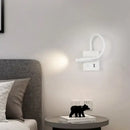 GobekUsa LED Bedside Wall Lamp with USB Port & Switch - Modern Nordic Design
