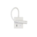 GobekUsa LED Bedside Wall Lamp with USB Port & Switch - Modern Nordic Design